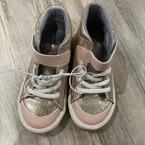 See Kai Run Basics Toddler Belmont Sneakers Rose Gold Size 10T